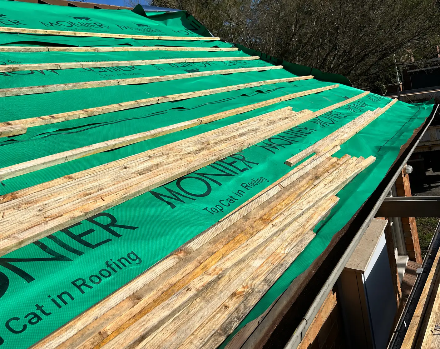 Roof membrane and cleaning products